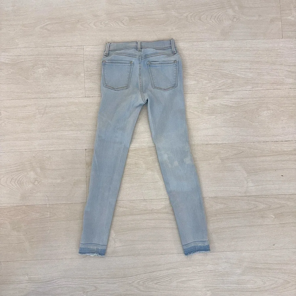 Old Navy Kids‎ Girls Ballerina Jeans Blue Distressed Skinny Jegging Size 10